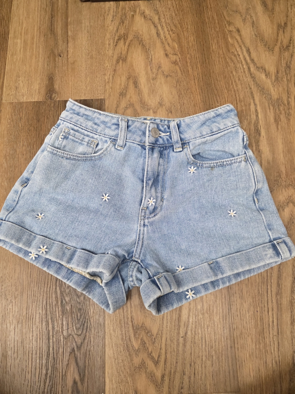 PacSun Daisy Embroidered Shorts